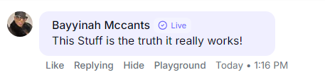 Customer review screenshot
