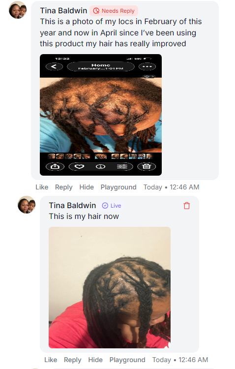 Customer review screenshot